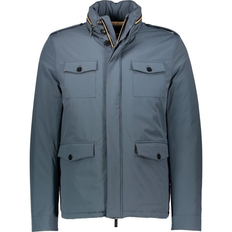 Technical fabric safari jacket