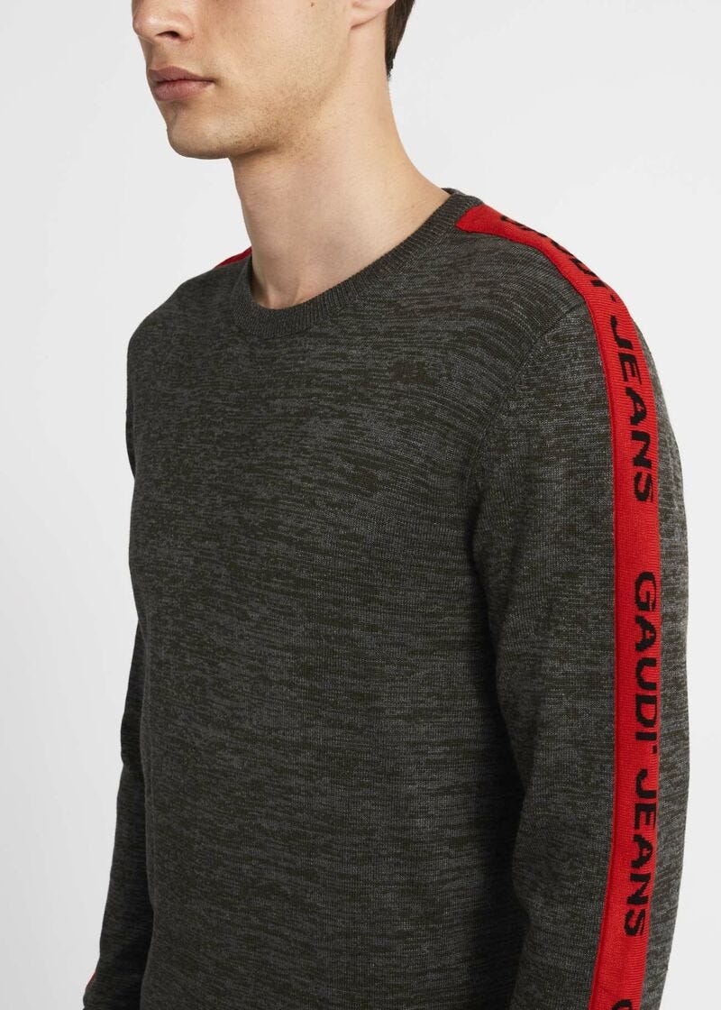 Maglia con bande logate
