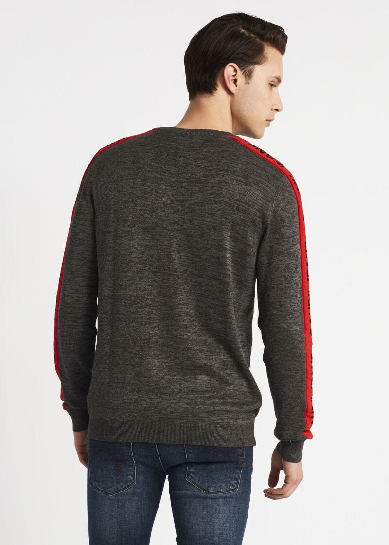 Maglia con bande logate