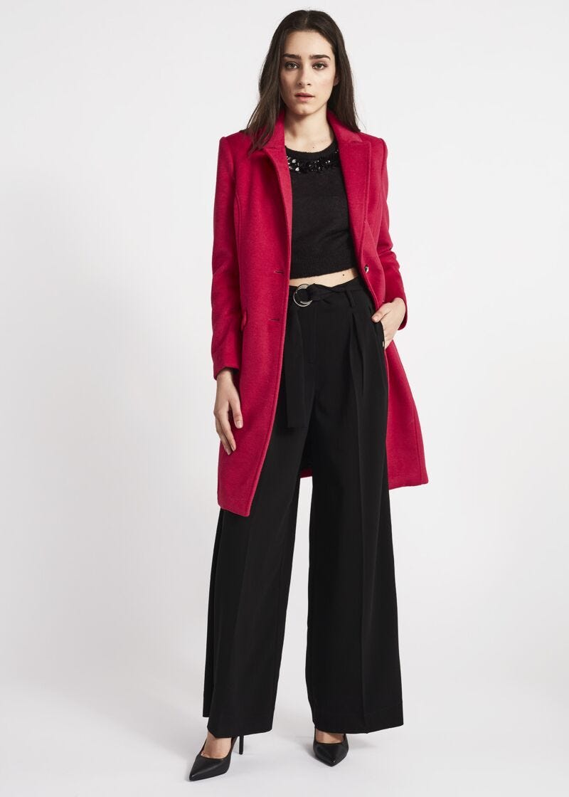 Palazzo pants with belt