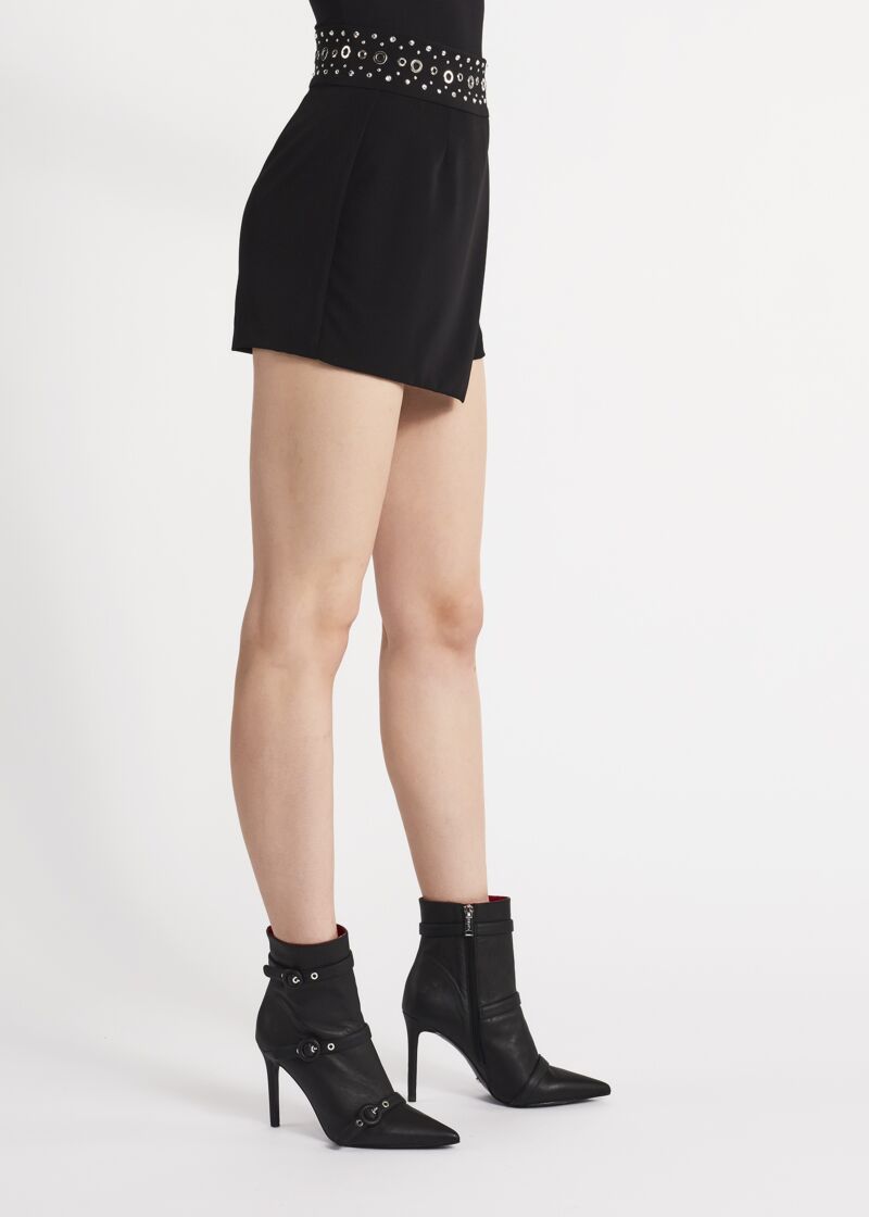 Faux wraparound shorts