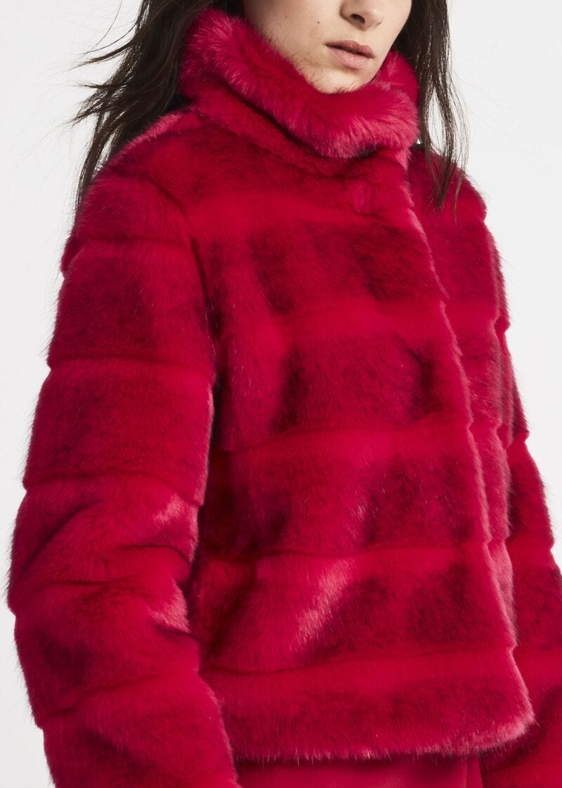 Mink effect cape