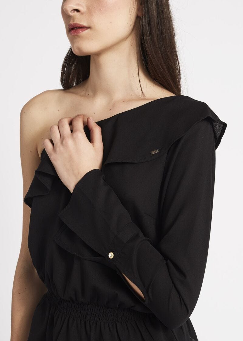 One shoulder blouse