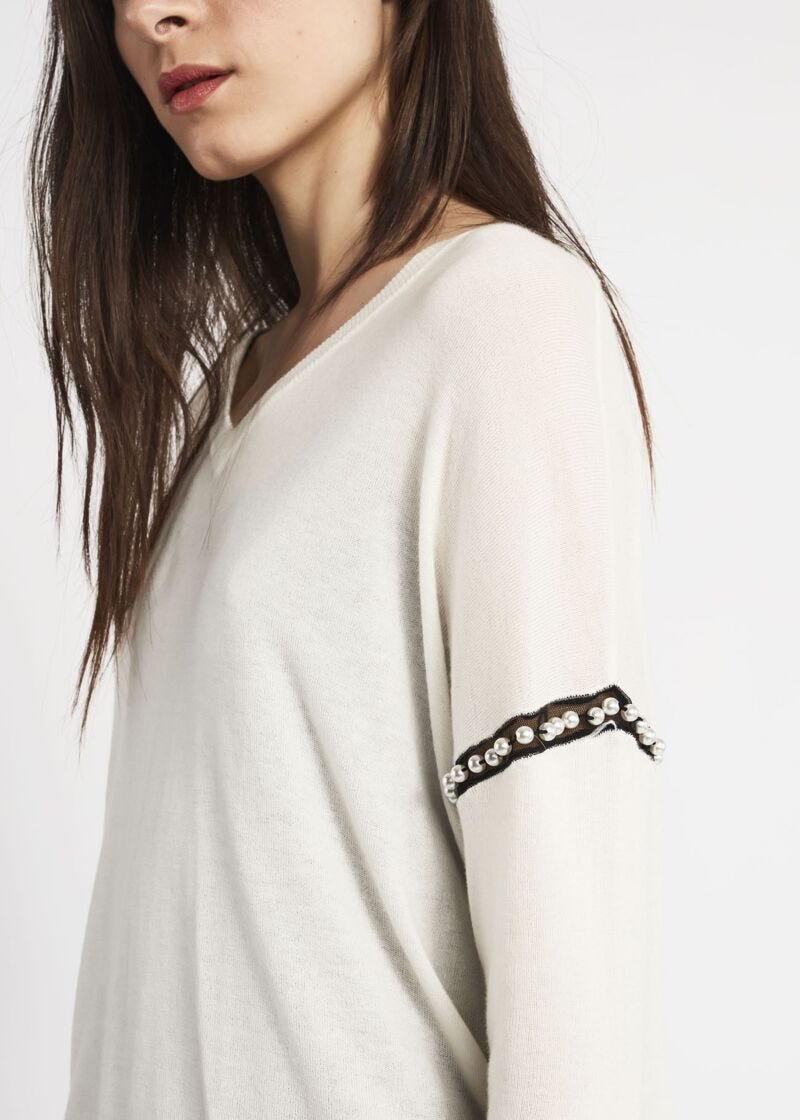 Wool jumper and slip set