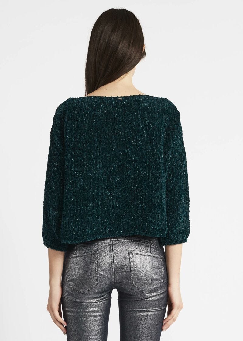 Boxy fit chenille jumper