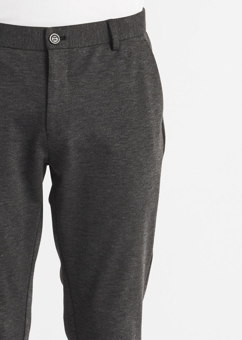Chino trousers in stretch viscose