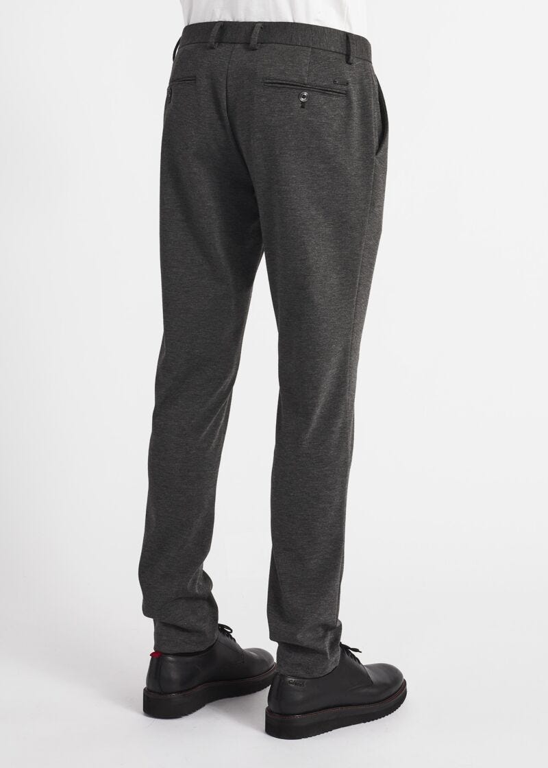 Chino trousers in stretch viscose