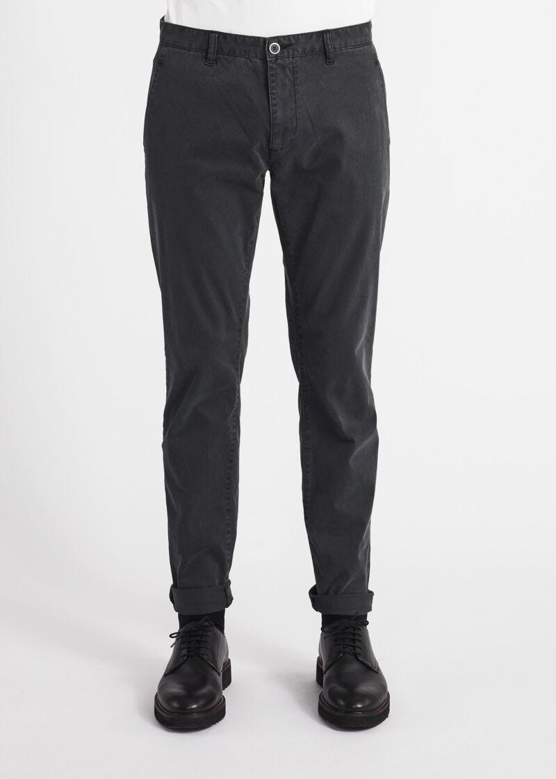 Pantaloni chino in cotone stretch