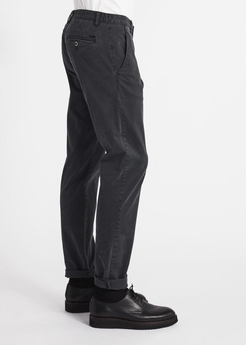 Pantaloni chino in cotone stretch
