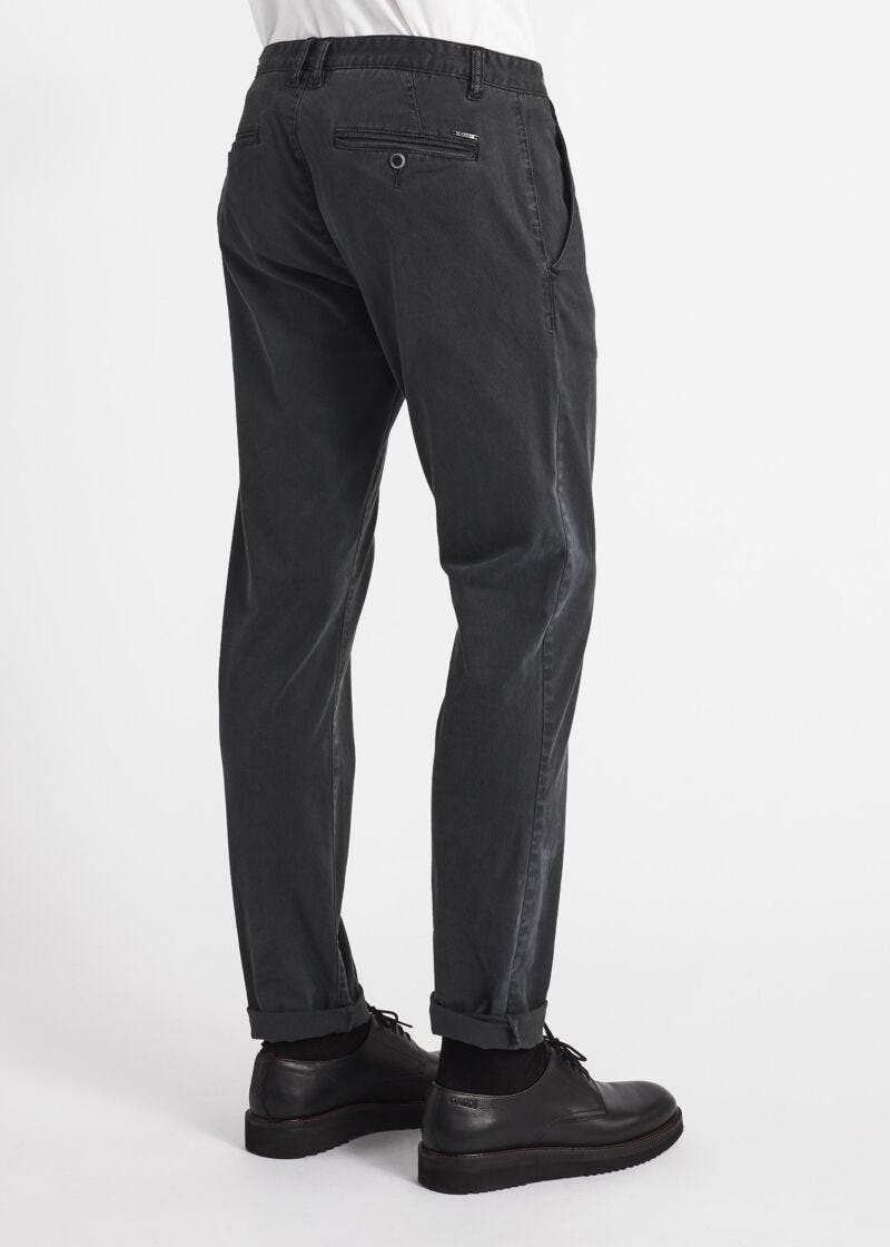 Pantaloni chino in cotone stretch