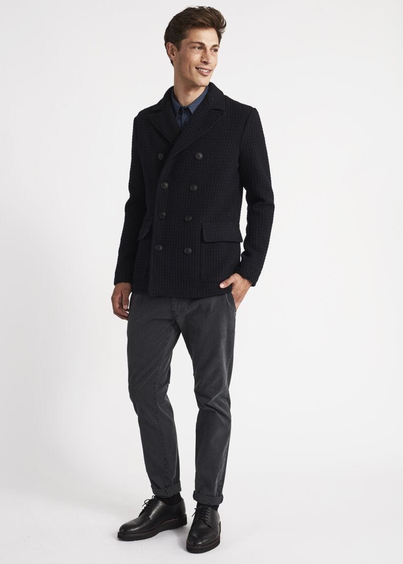 Pantaloni chino in cotone stretch