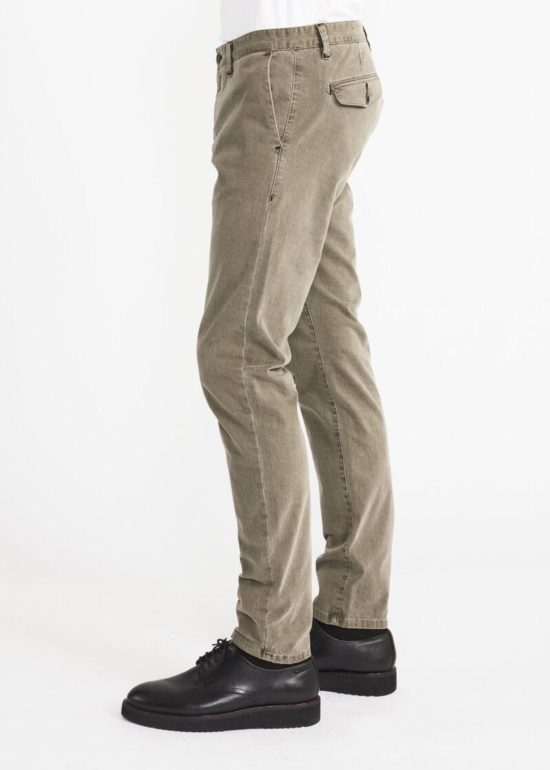 Polka dot chinos