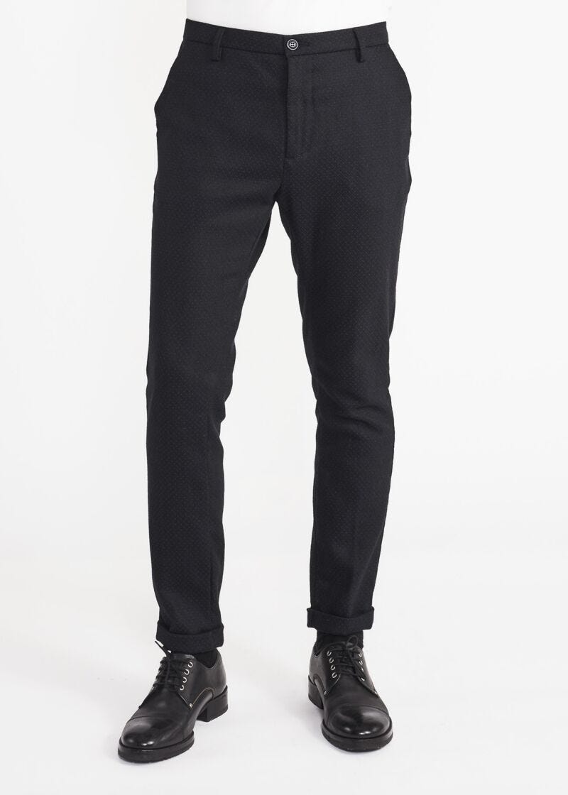 Jacquard chinos