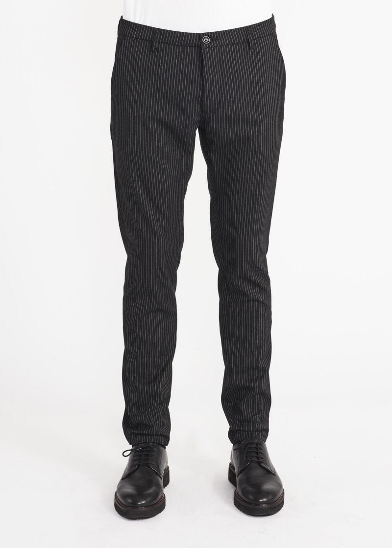 Pinstriped chinos