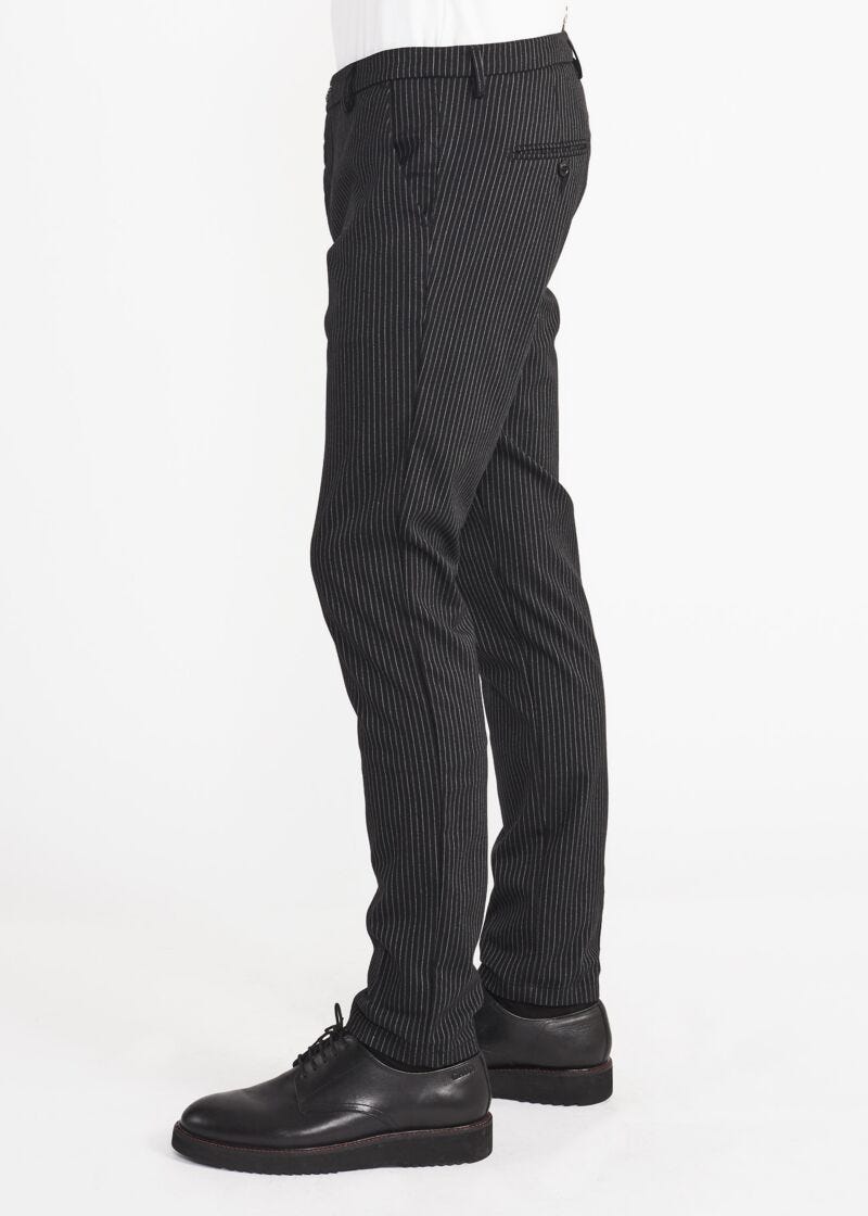 Pinstriped chinos