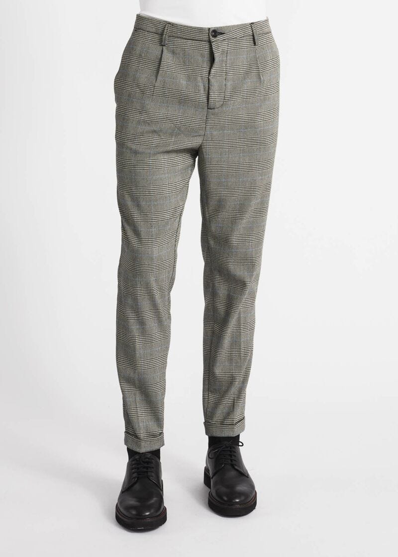 Pantaloni chino Principe di Galles