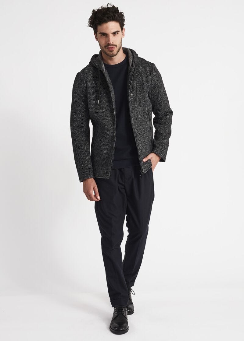 Jacket with hood