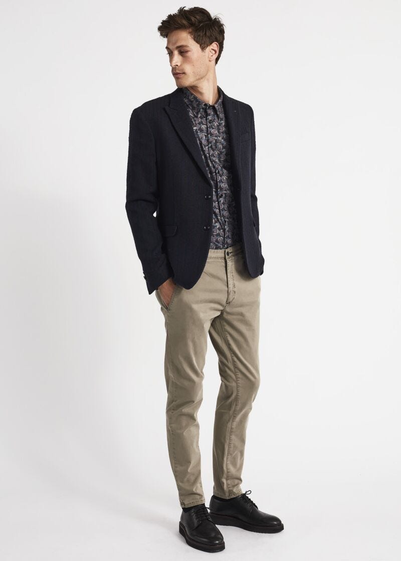 Camicia con stampa floreale