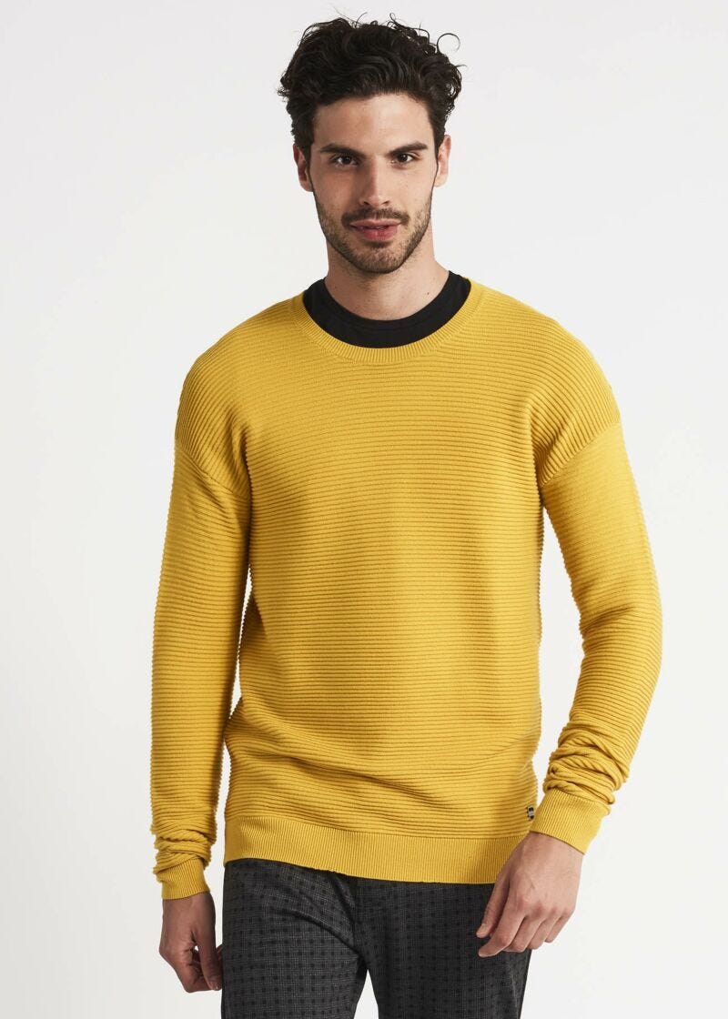Jumper with striped design