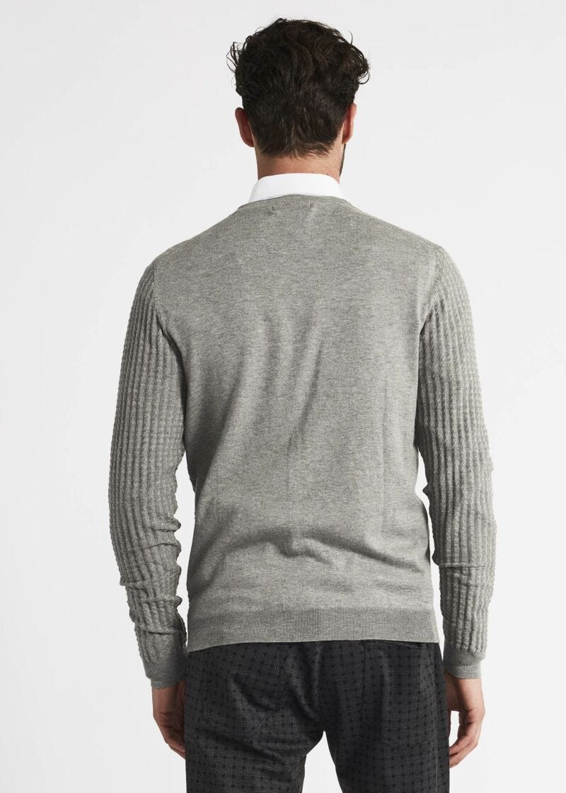 Viscose and cotton blend cardigan