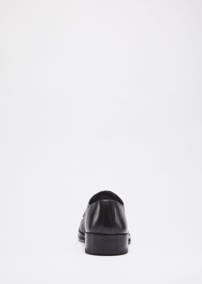 Derby in vintage leather