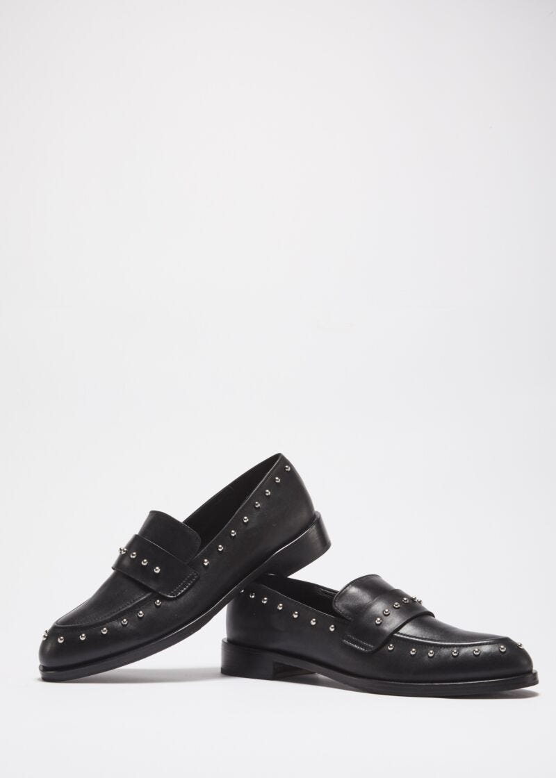 Studded loafer