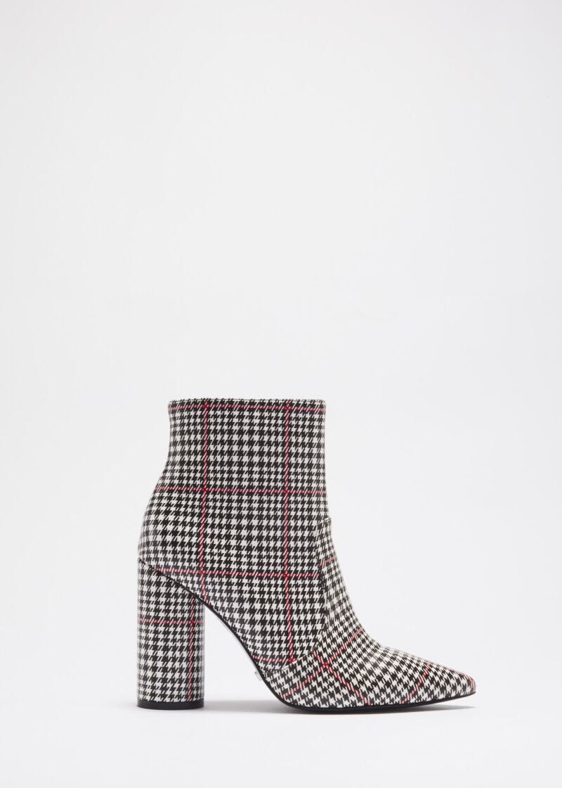 Faux leather low boot