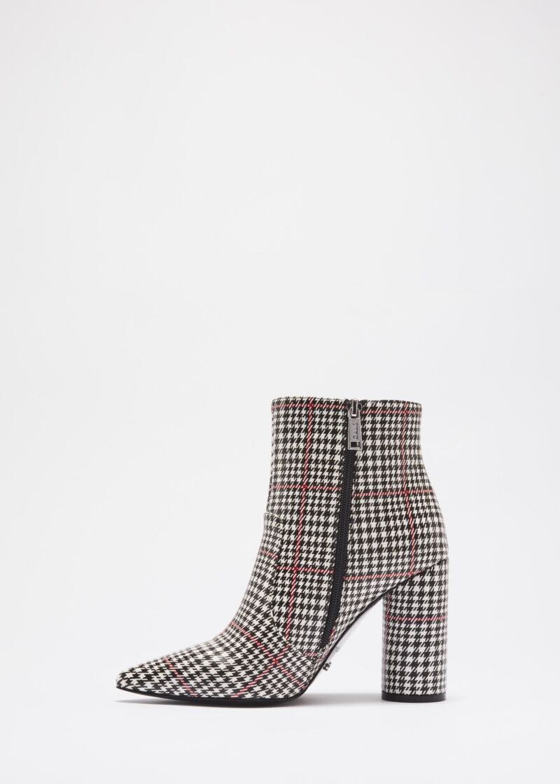Faux leather low boot