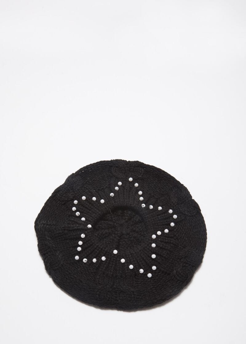 Beaded beret