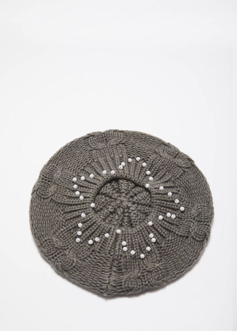 Beaded beret