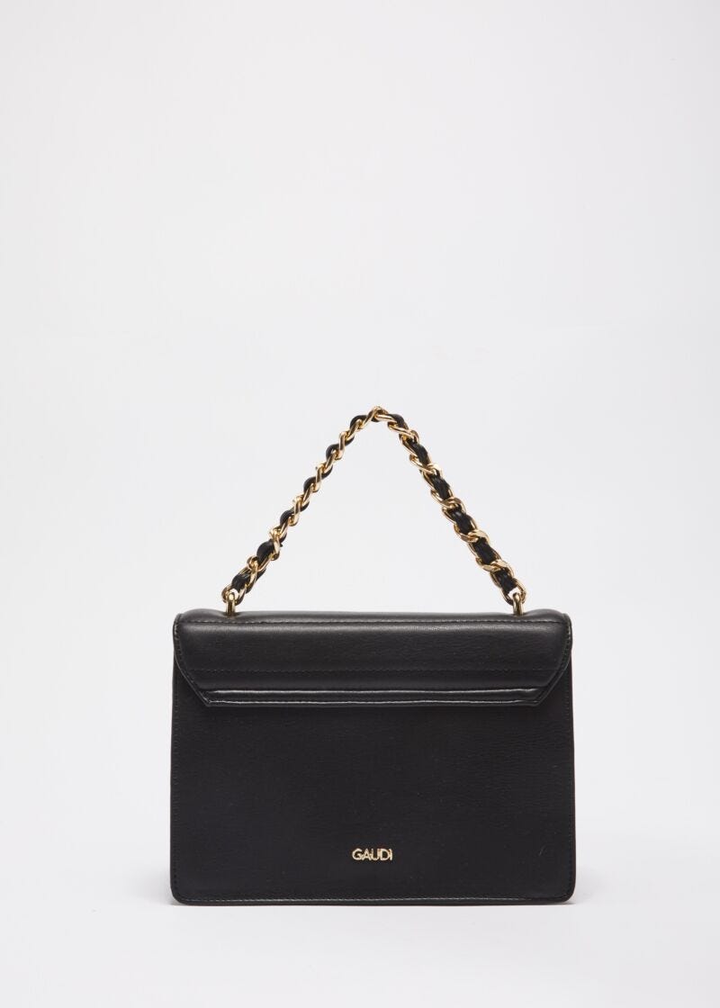 Strap in quilted faux leather