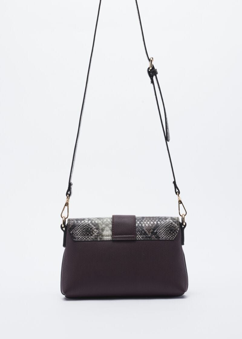 Faux leather crossbody bag
