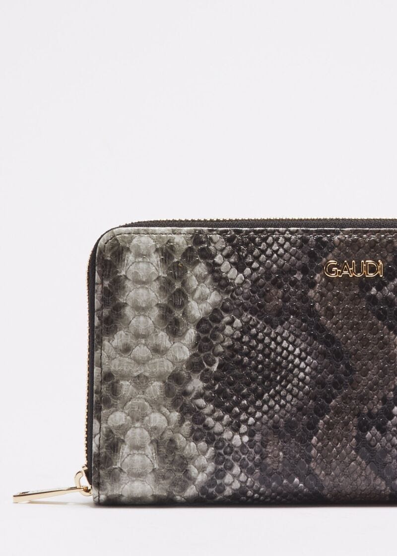 Faux leather wallet