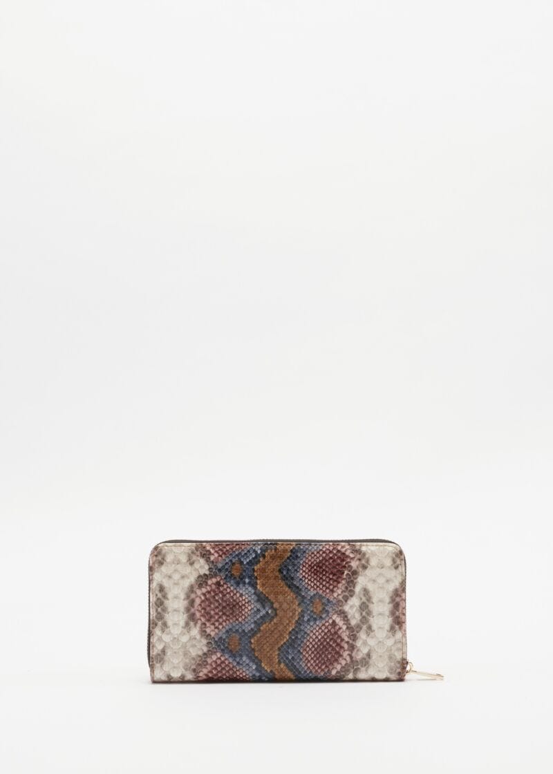 Faux leather wallet