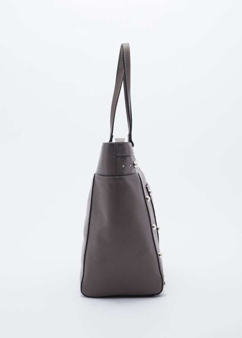 Bag with beads and micro studs