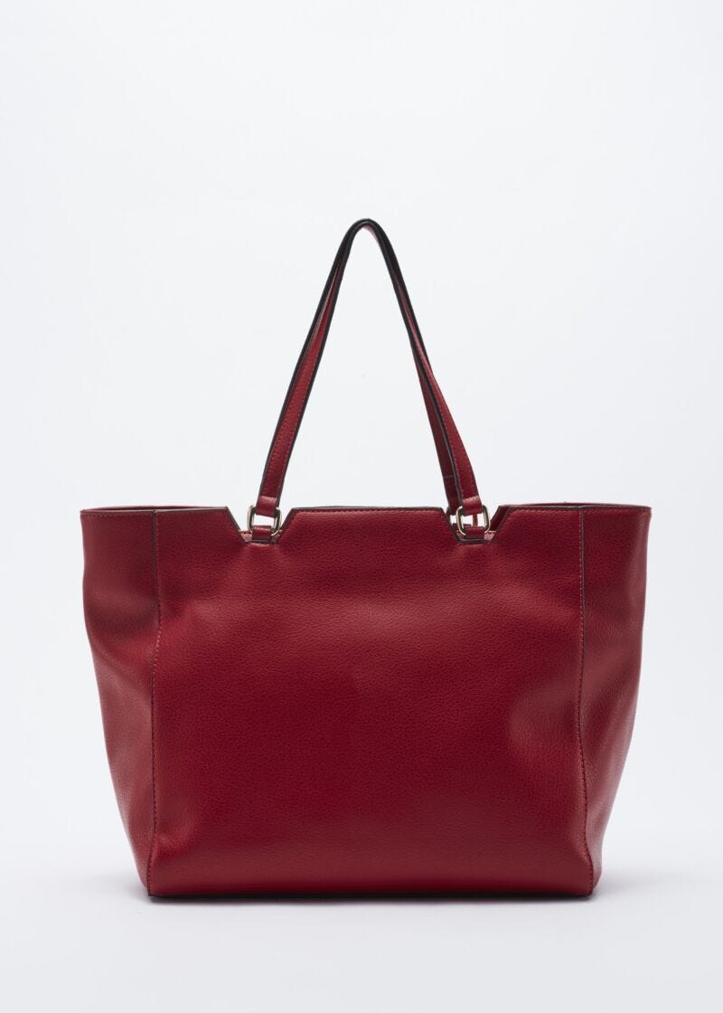 Bag with ruffle embellishment