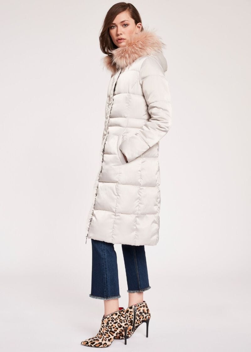 Long down coat