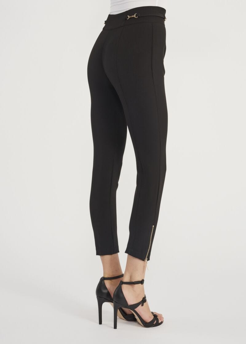 Pantalon skinny avec fermeture &eacute;clair