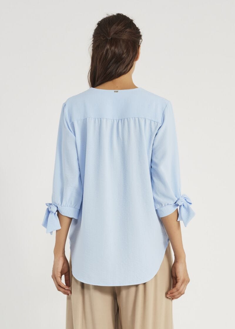 Crossover blouse