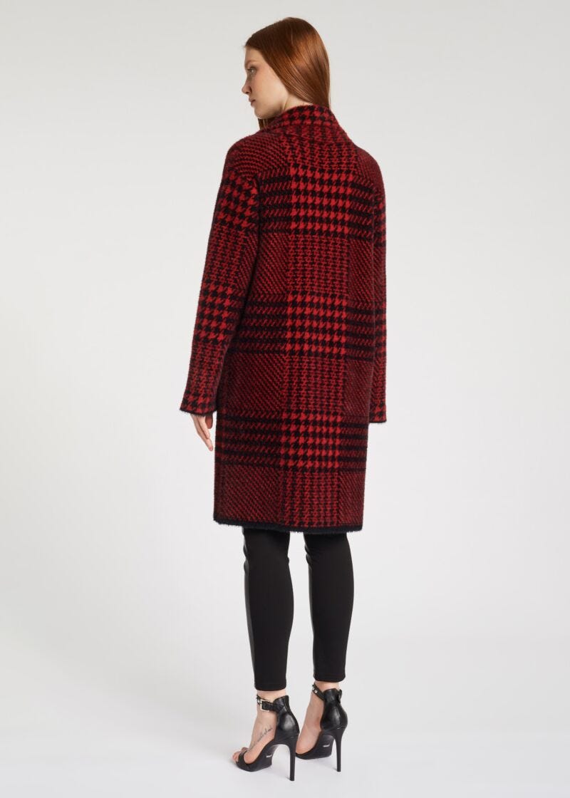 Houndstooth coat