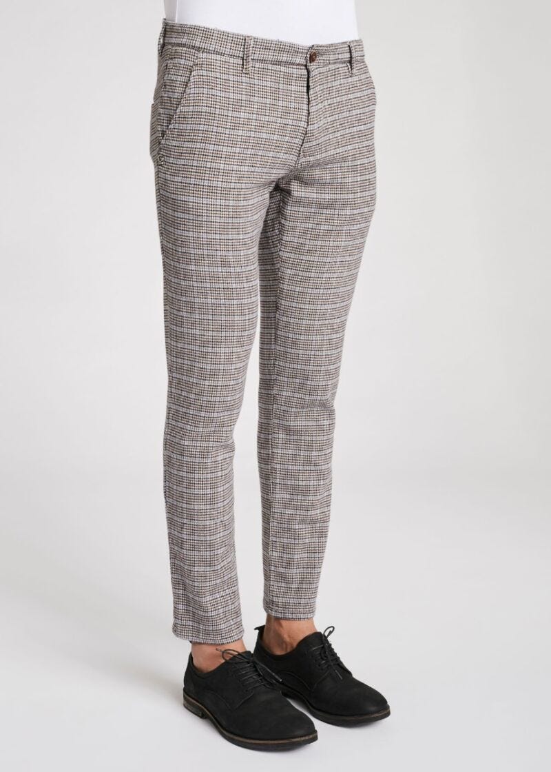 Patterned chinos