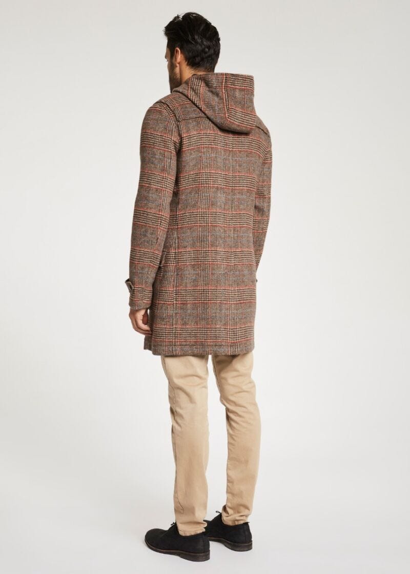 Duffle-coat en mélange de laine