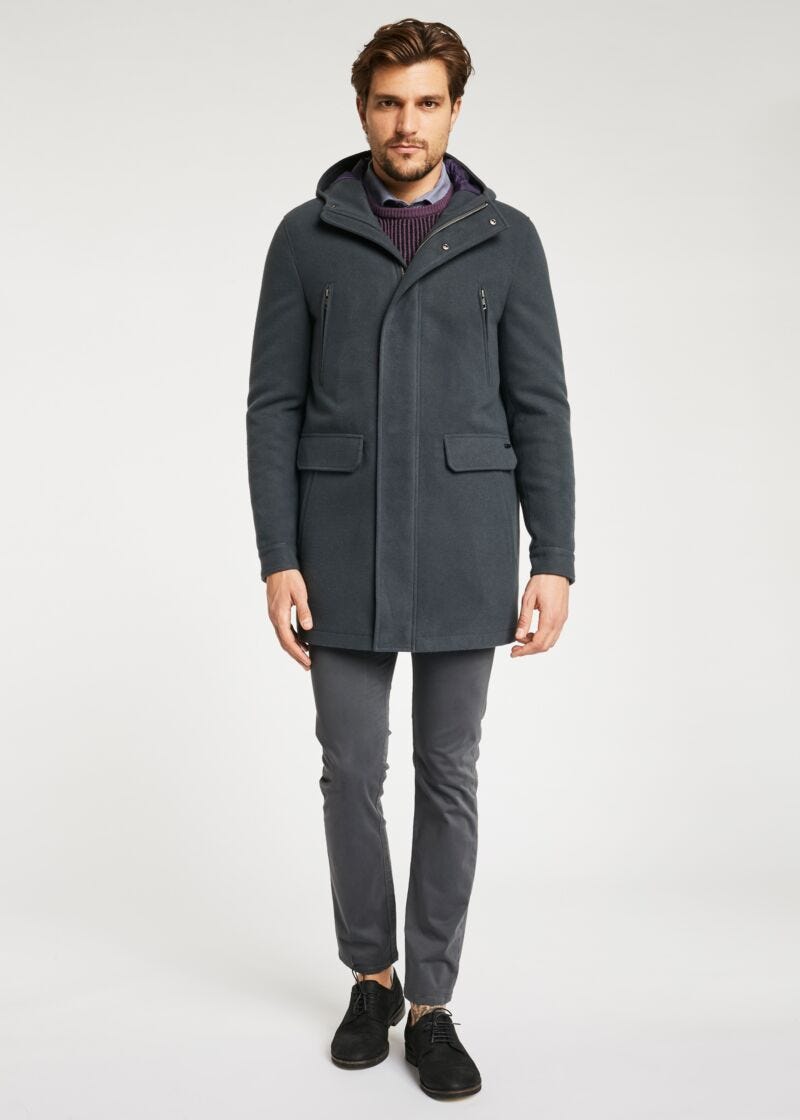 Manteau à capuche