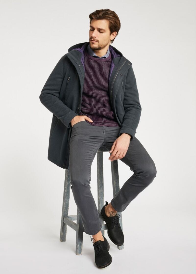 Manteau à capuche
