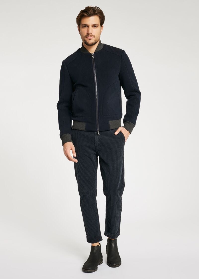 Bomber en mélange de viscose