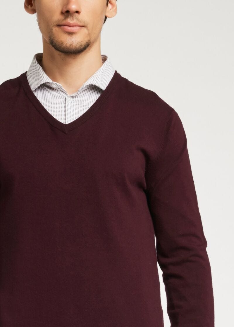 Solid-colour jumper