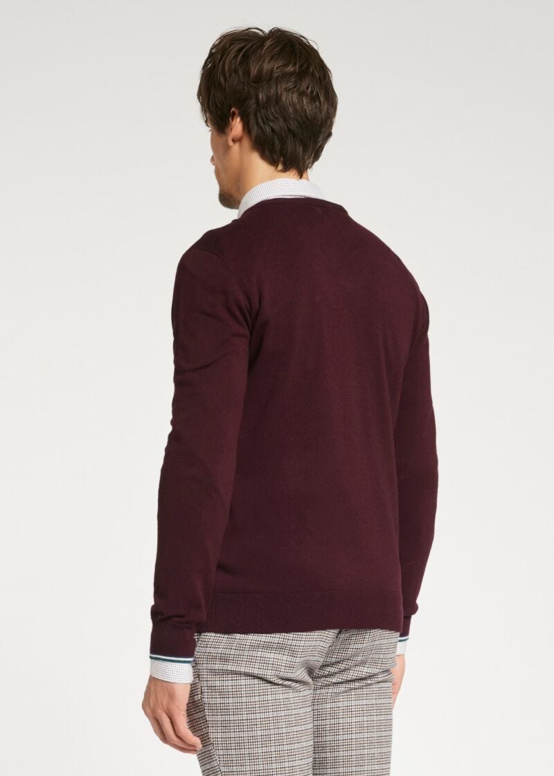 Solid-colour jumper