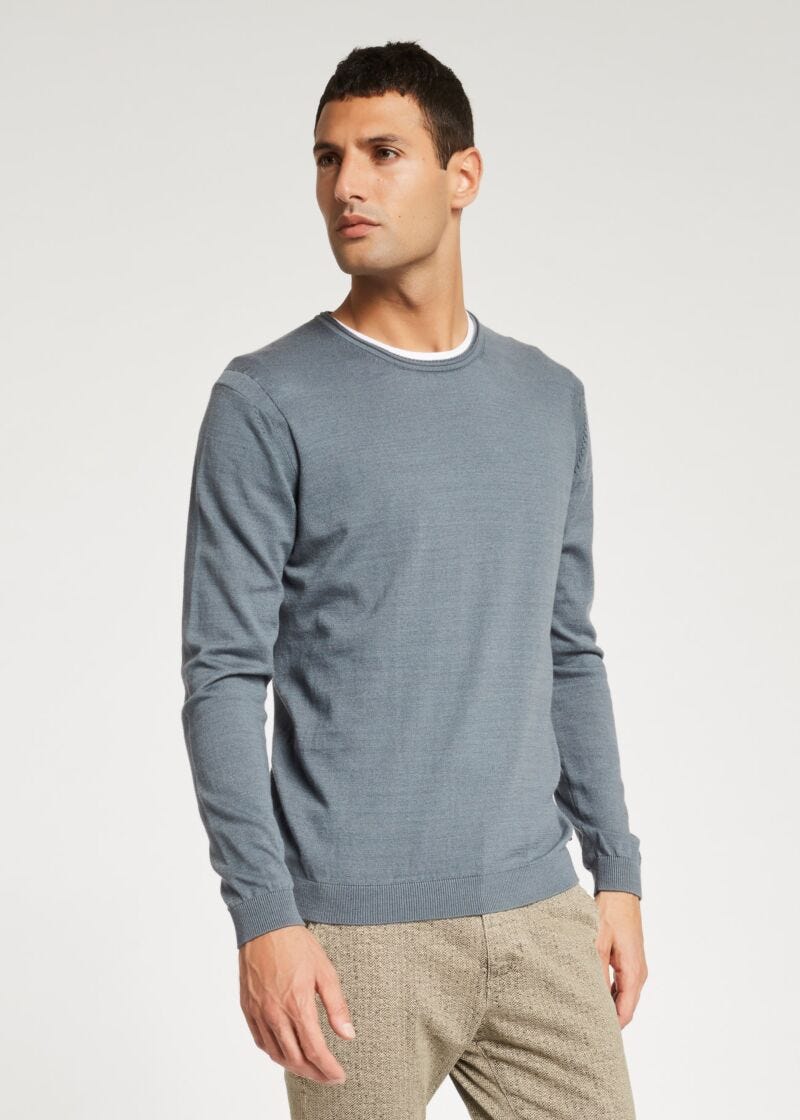 Cotton and cashmere jumper 