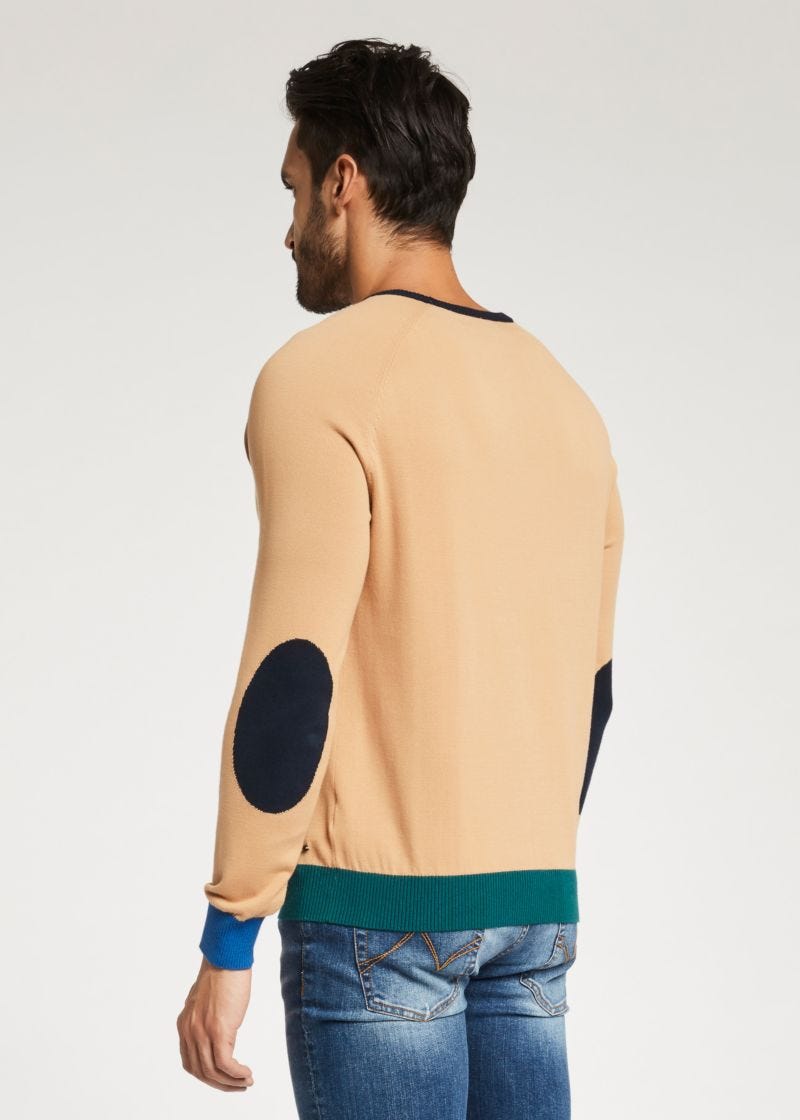 Colour-block jumper