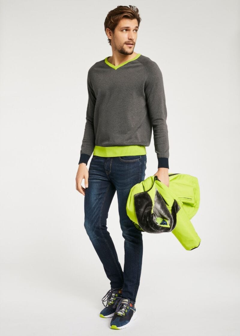 Pull avec renforts